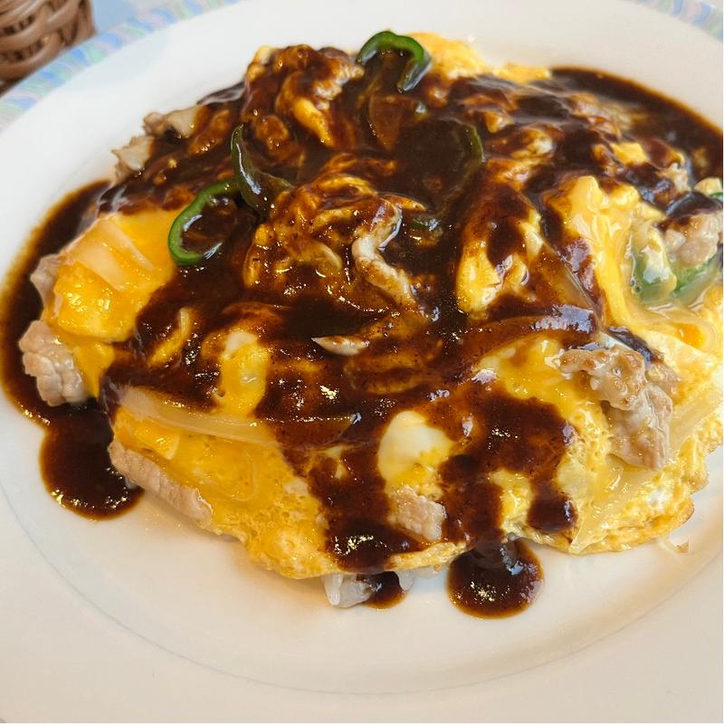 わか風オムライス(デミグラスソース)(ほーむれすとらん·わか)