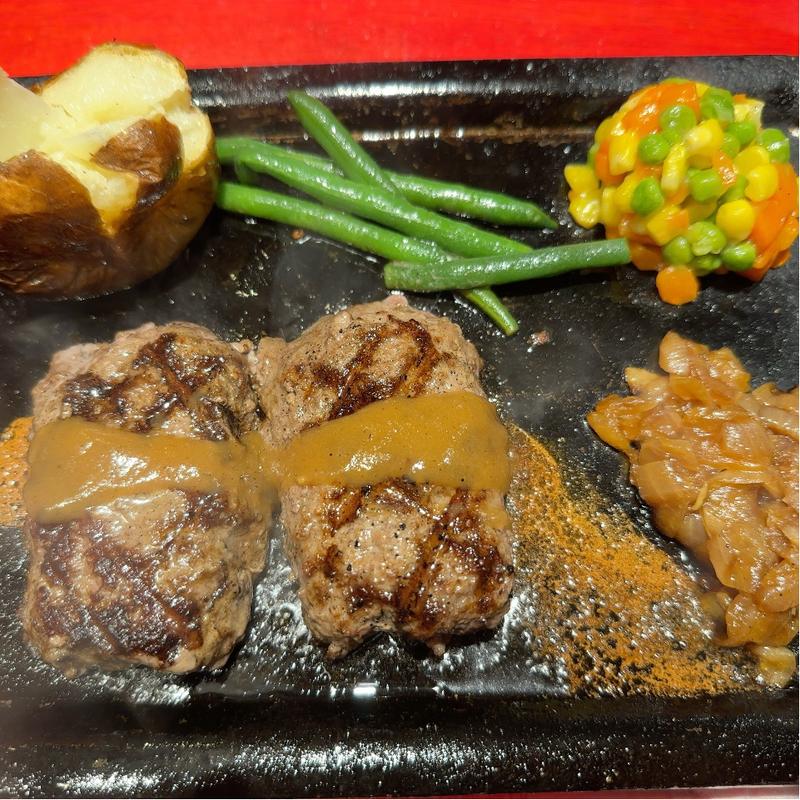 ランチオリジナルハンバーグ(ハングリータイガー 横浜モアーズ店)