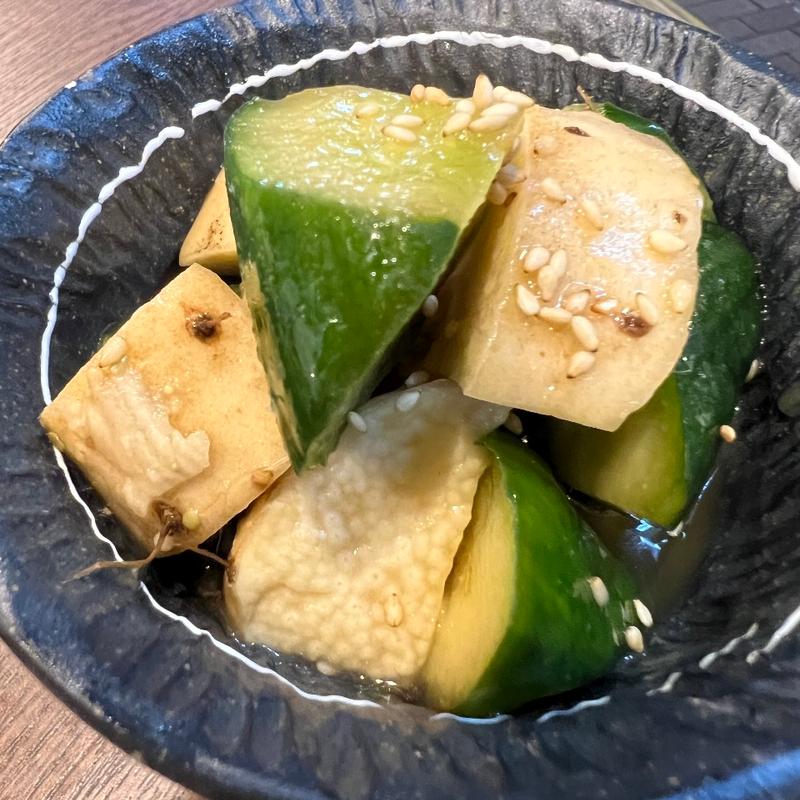 山芋ときゅうりのわさび漬け(焼とりダービー)