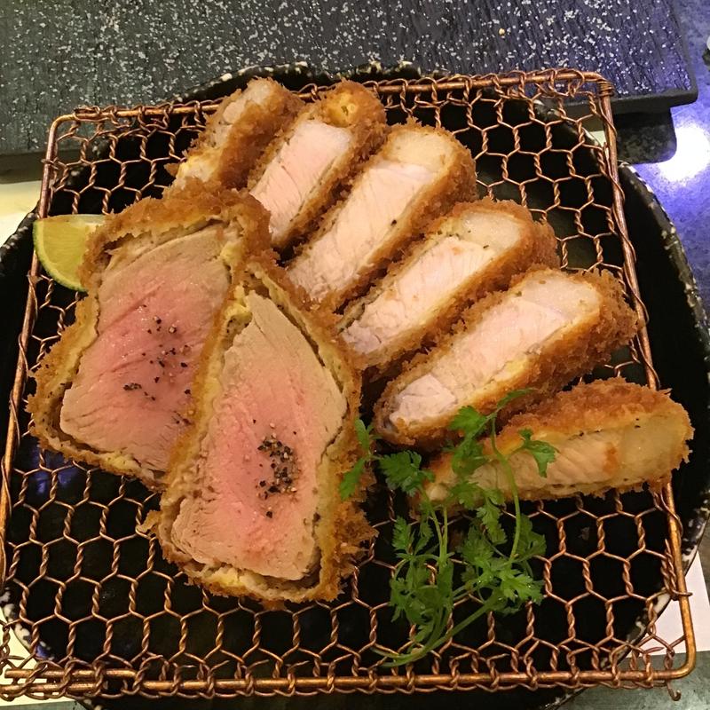 至高のとんかつ盛り合わせ TOKYO-X & 特上ヘレとんかつ(とんかつ マンジェ)