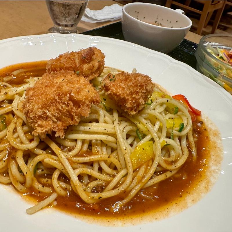 はまぐりフライのあんかけスパゲティ(ナガシマレストラン 上り （Restaurant & Cafe）)