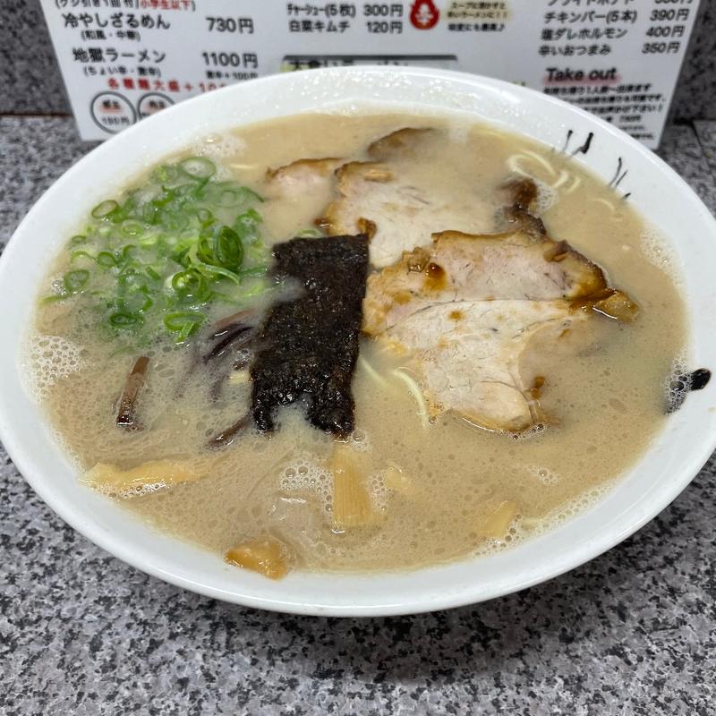大盛ラーメン(大龍ラーメン 合川店)