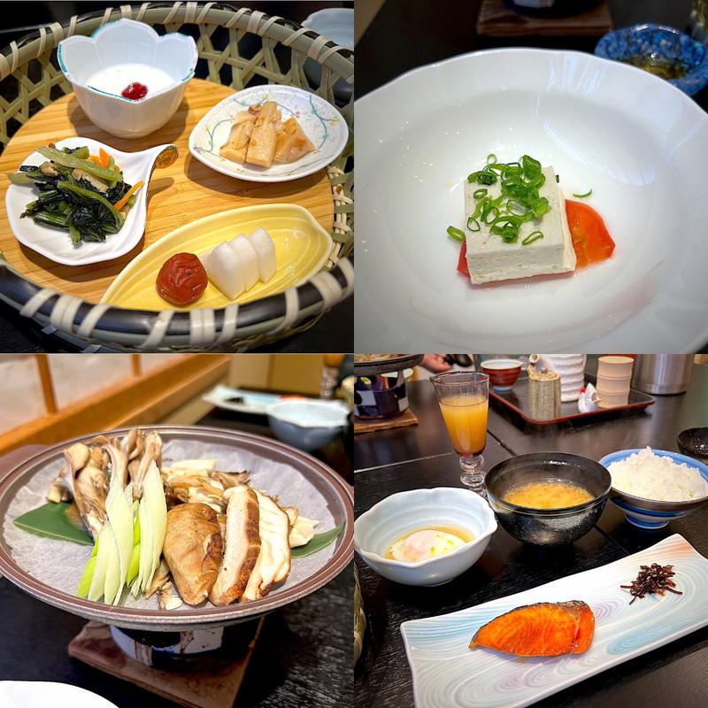 朝食(御宿炭乃湯 )