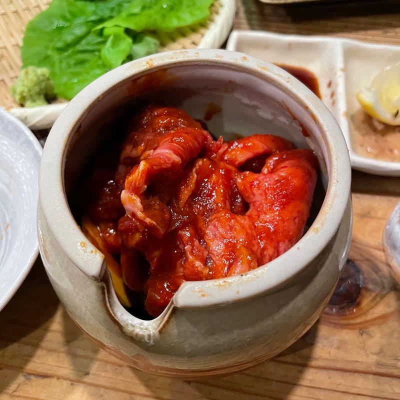 壺漬けカルビ(万両 南森町店 （まんりょう）)