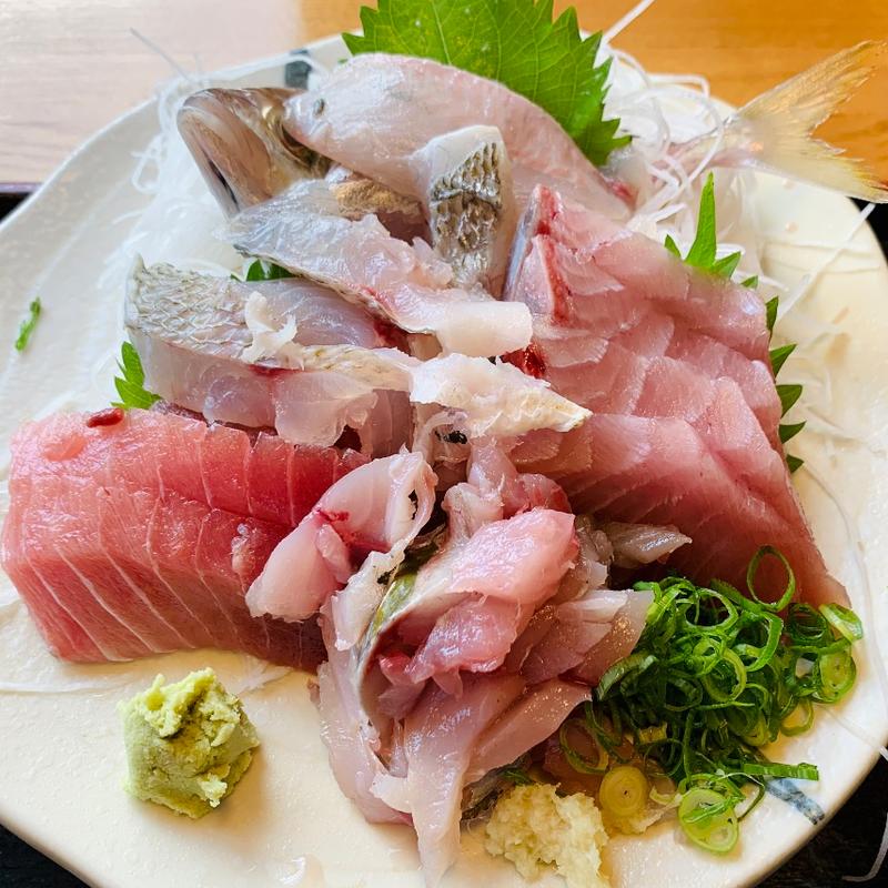 お刺身定食(民宿 いなほ )