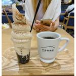 コーヒーソフトクリーム(伊都岐珈琲 LECT店)