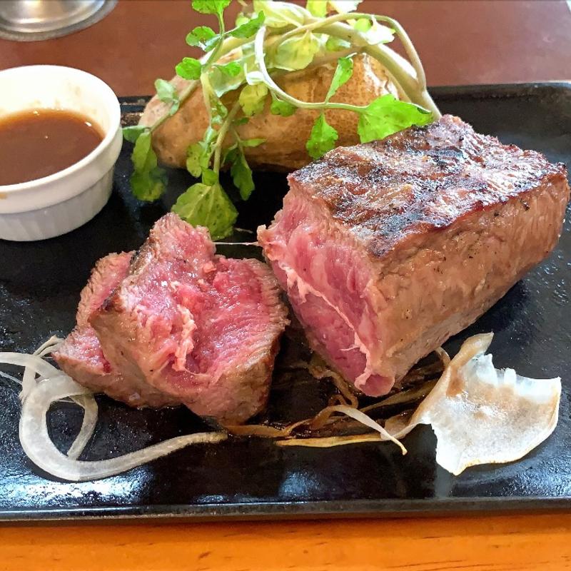 直火焼きみすじカットステーキ200g(ビッグボーイ 黒川店)