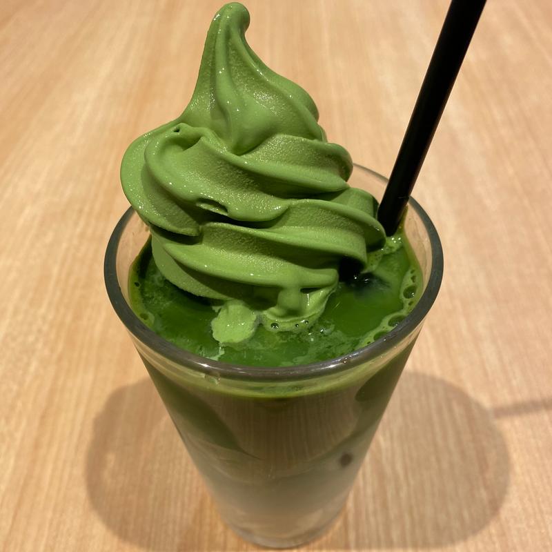 宇治抹茶ラテフロート(伊右衛門カフェららぽーと愛知東郷店)