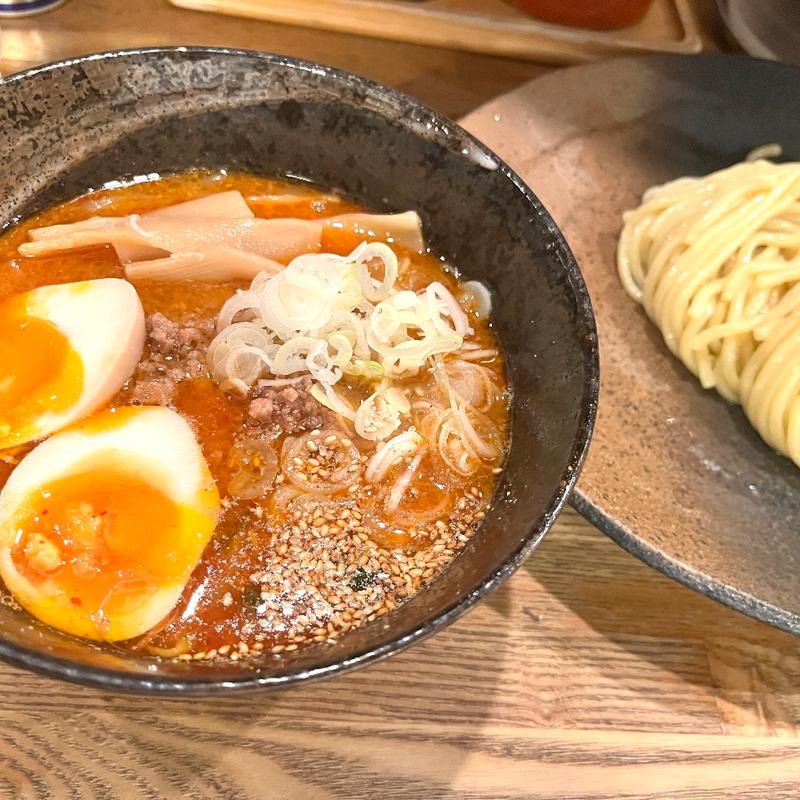 辛味味噌つけ麺(つけ麺屋やすべえ 赤坂店)