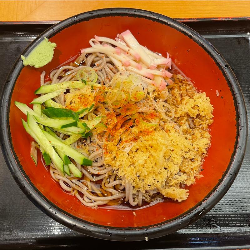 冷やしたぬきそば(かのや 新橋店)