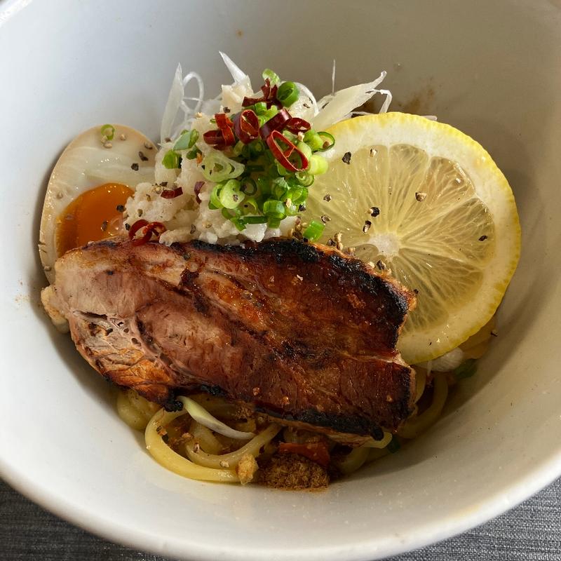 塩　汁なし　(麺丼Dining 夢者)