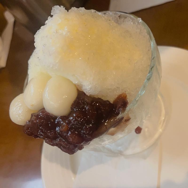 みぞれ白玉あずき(シエスタ、花ぐるま)