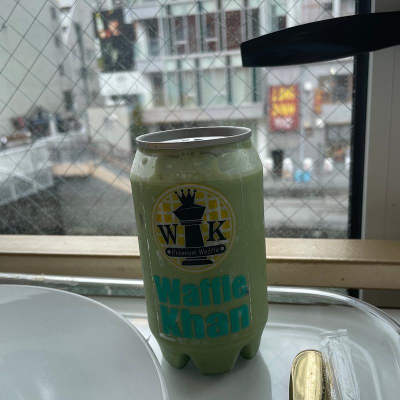 抹茶ラテ(ワッフルカーン道頓堀店)