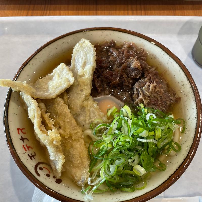 特製うどん(基山パーキングエリア　スナックコーナー)