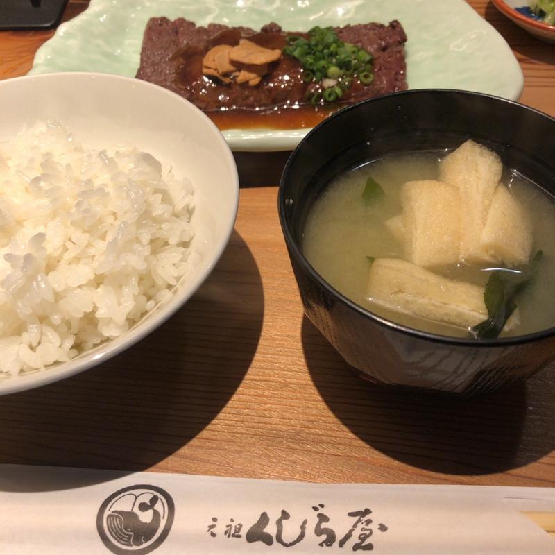 鯨ステーキ定食(元祖 くじら屋)