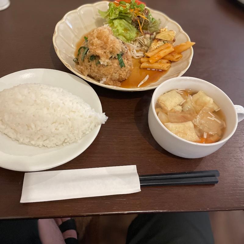 和風ハンバーグ定食(喫茶でんえん )