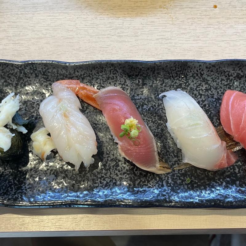 本日の五貫(回転寿司弁慶　万代シテイ店)