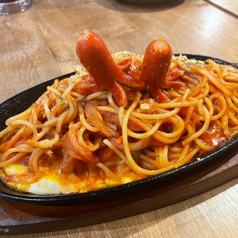 昔懐かしナポリタン(上六産直市場 )