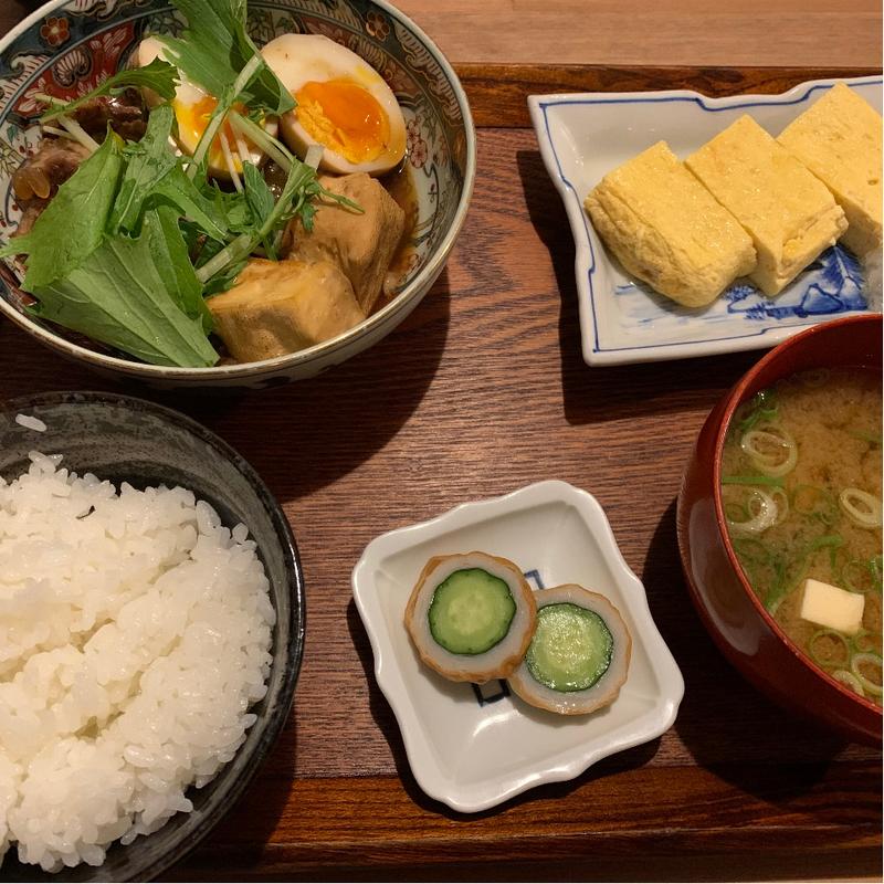 バラなんこつ煮込み定食(新食堂マルコ)