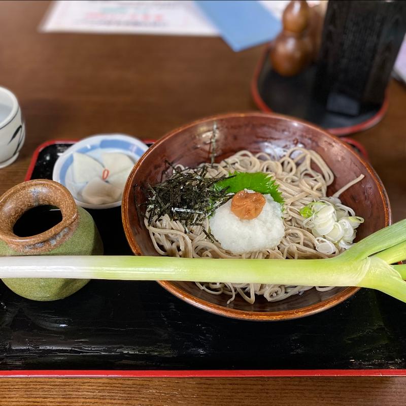 冷たいネギそば(そば処こめや )