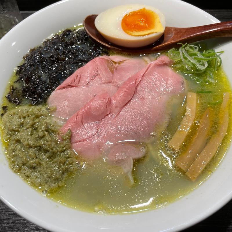 特製牡蠣塩（細麺）(中華蕎麦 無冠)