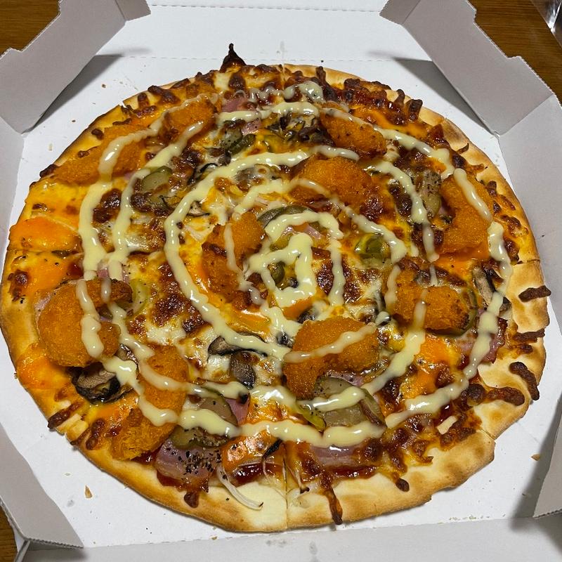 ローストガーリックシュリンプバーガー(アオキーズピザ 池下店)