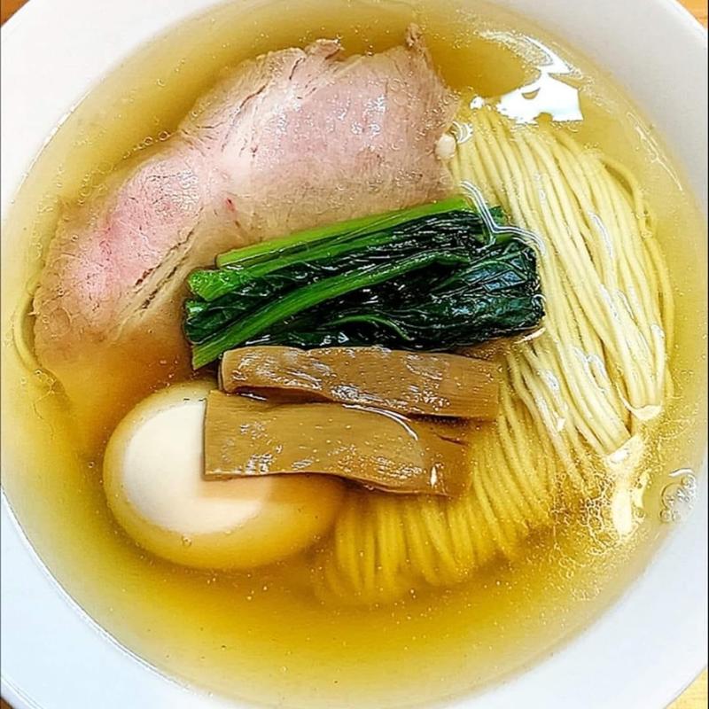 塩そば(世田谷中華そば 祖師谷七丁目食堂)