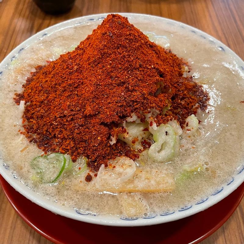 背脂タンメン背脂多めシビ辛x10(背脂らーめん 背脂チャチャチャ)