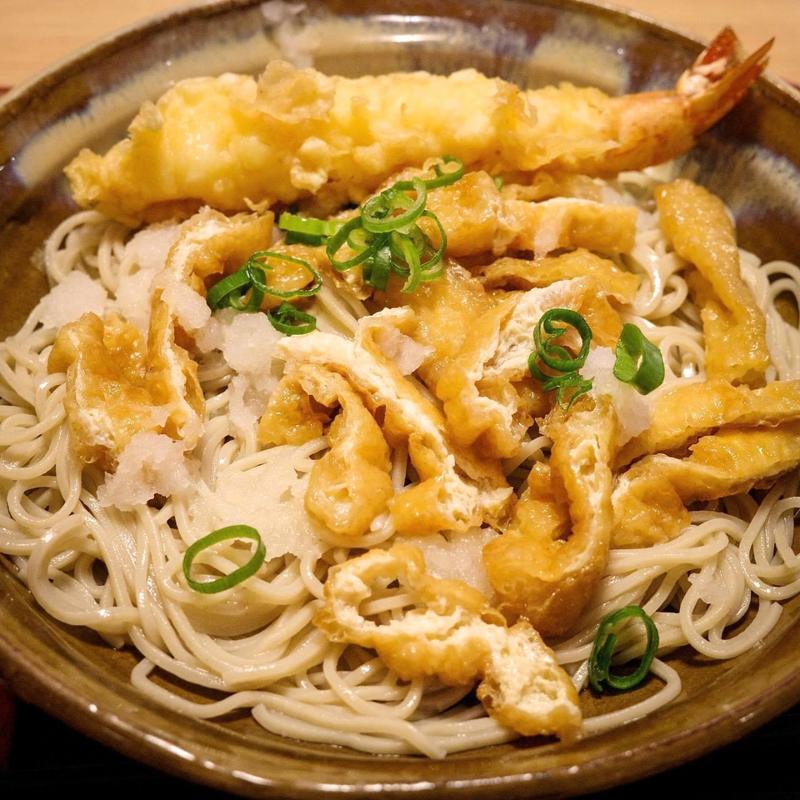 冷やしきつね蕎麦(三條尾張屋 （さんじょうおわりや）)