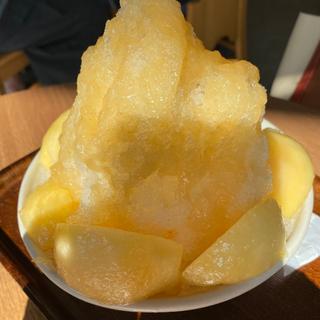 かき氷讃岐白桃(夢菓房 たから)