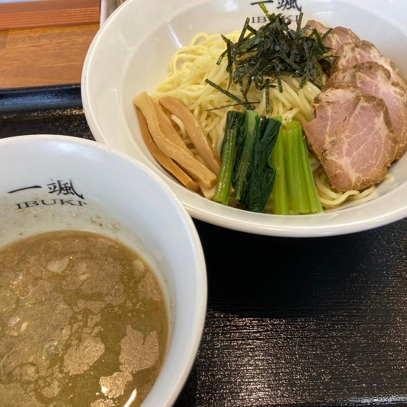 つけそば（小）にチャーシュー(一颯 （イブキ）)