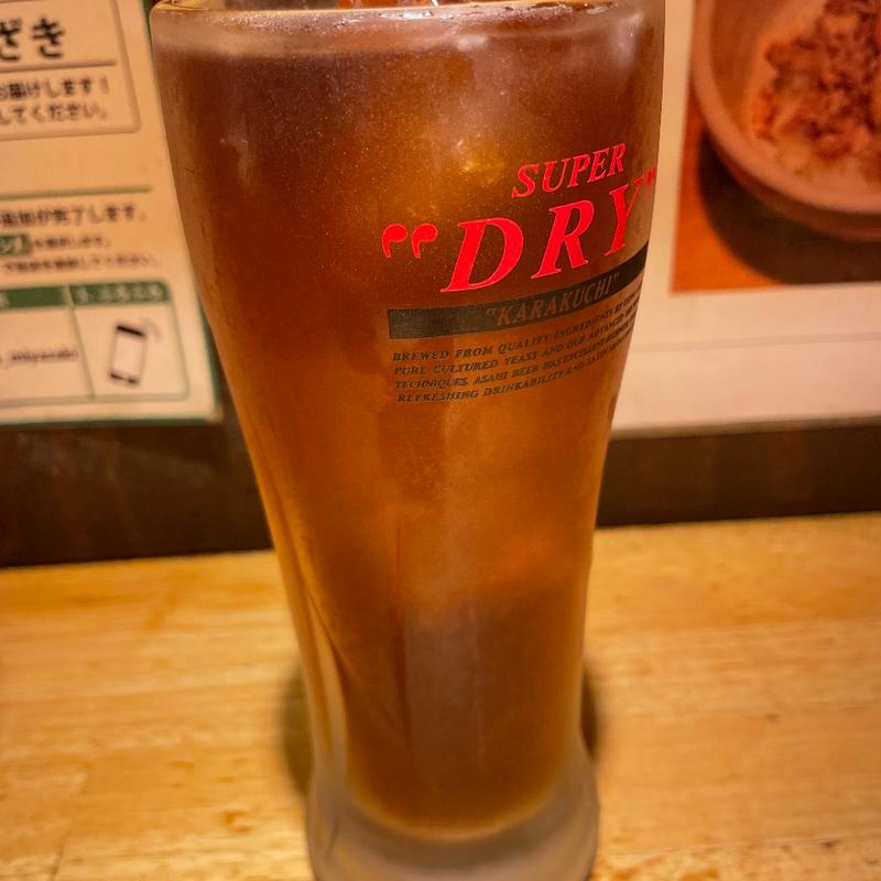 黒ウーロン茶(中華そば みやざき)