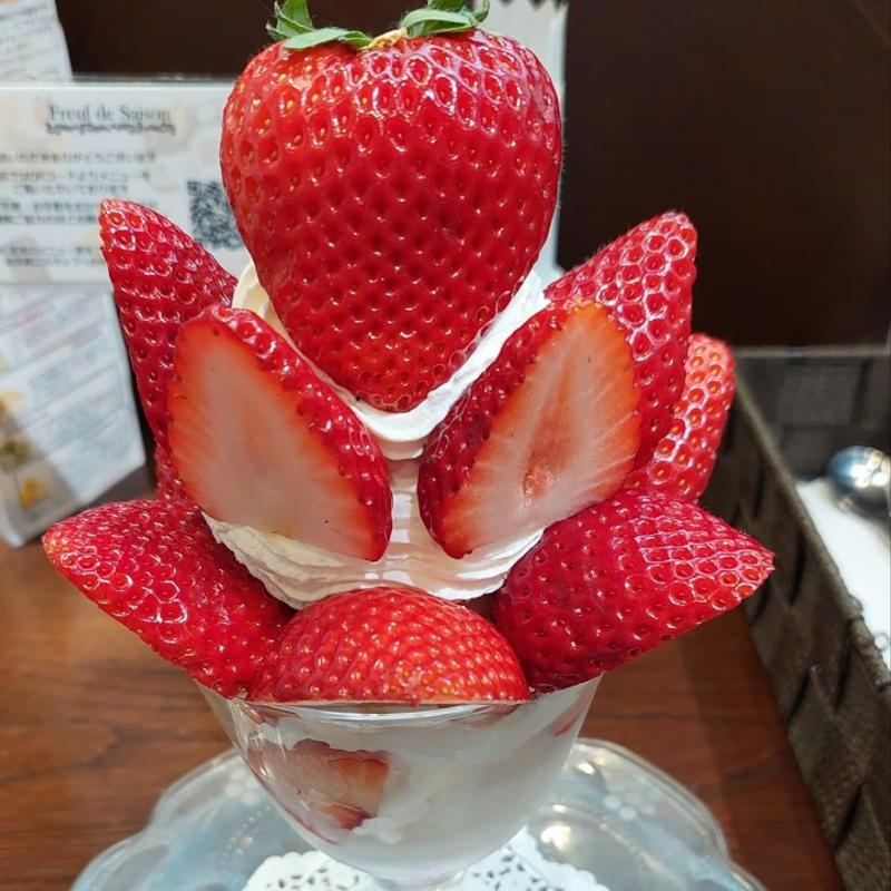 いちごパフェ(フルーフ･デゥ･セゾン)