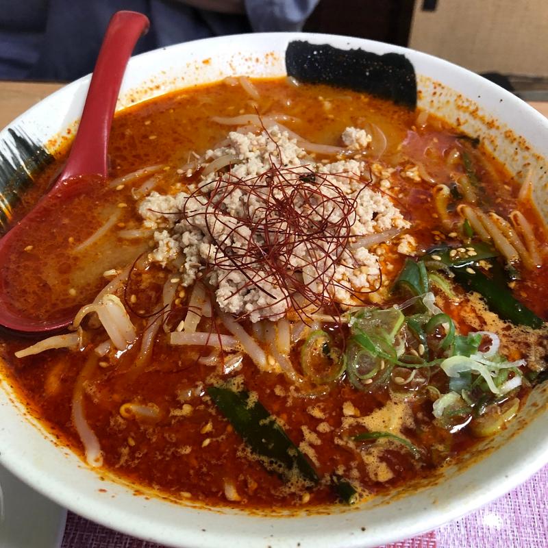 坦々麺【激辛】(れんげ屋)