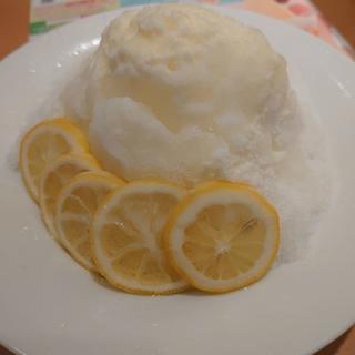 ハチミツレモンかき氷(デニーズ)