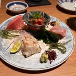 刺身盛り合わせ(飯家くーた 西中洲店)