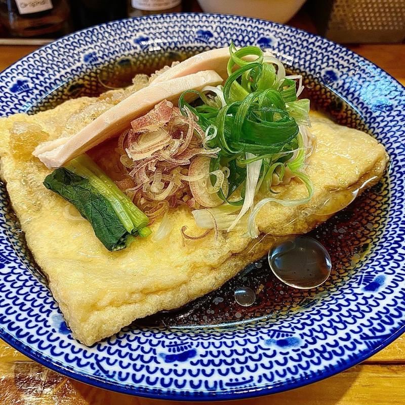 冷やしきつねらーめん壱(醤油)(ラーメン チョンマゲ 大阪天六店)