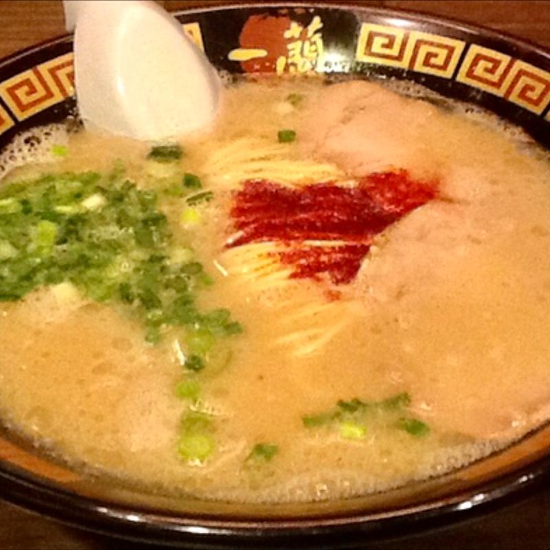 天然とんこつラーメン(一蘭 博多店)