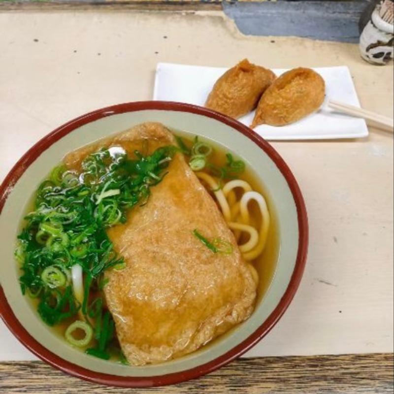 きつねうどん　いなり(松屋)