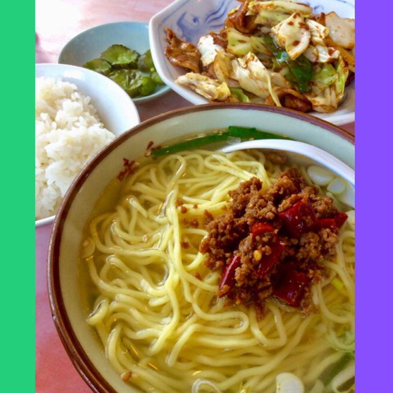 台湾ラーメンセットランチ(回鍋肉)(中華料理 味A 西山店)