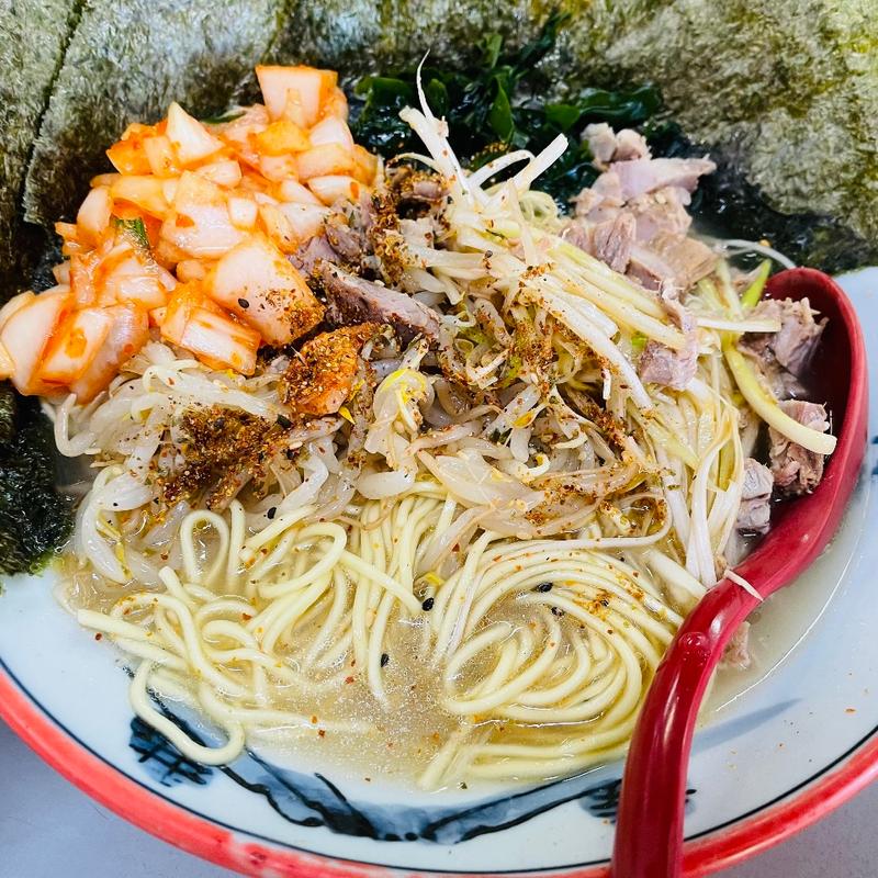 塩ネギラーメン＋海苔＋もやし(ラーメンショップ 122号騎西店)