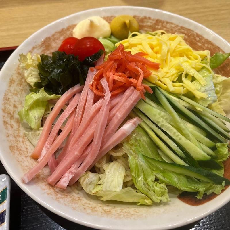 冷やし中華(山田うどん食堂 さいたま丸ヶ崎店)
