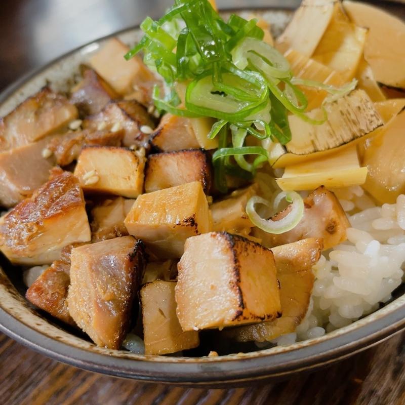 メンマ肉ご飯(らー麺 山さわ)