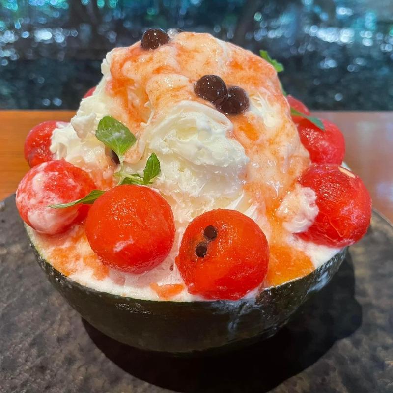 リッチシェイブアイススイカ(CANOVIANO CAFE（カノビアーノカフェ）)