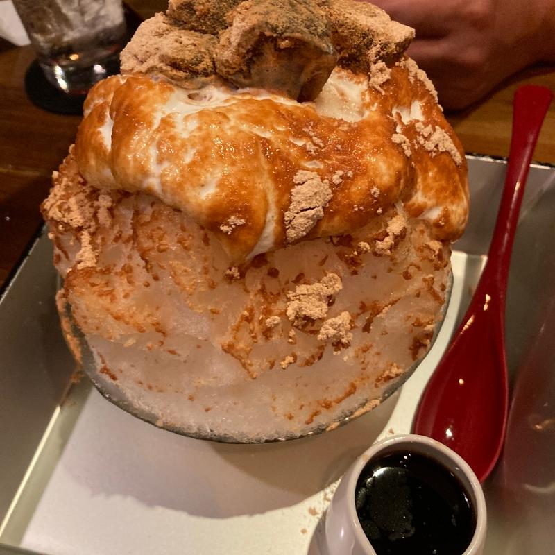 かき氷(熟成焼肉 肉源 赤坂店)