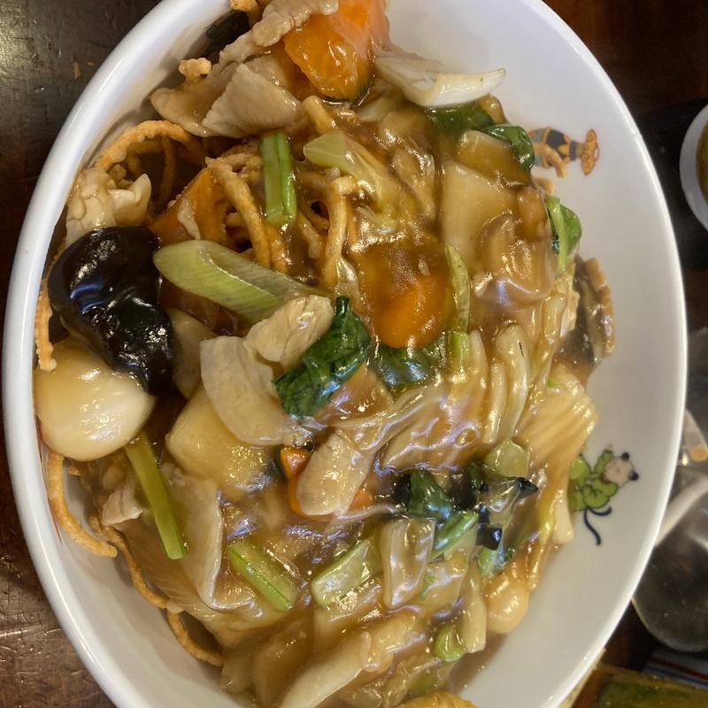 五目かた焼きそば(天龍 本店)