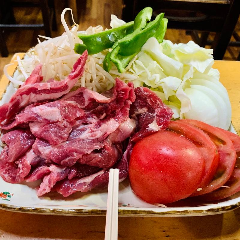 ジンギスカン 肉野菜(橘)