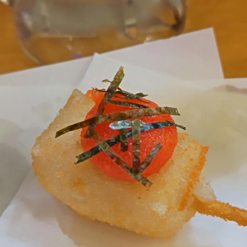 もち明太子(串揚げとワイン はち2nd)