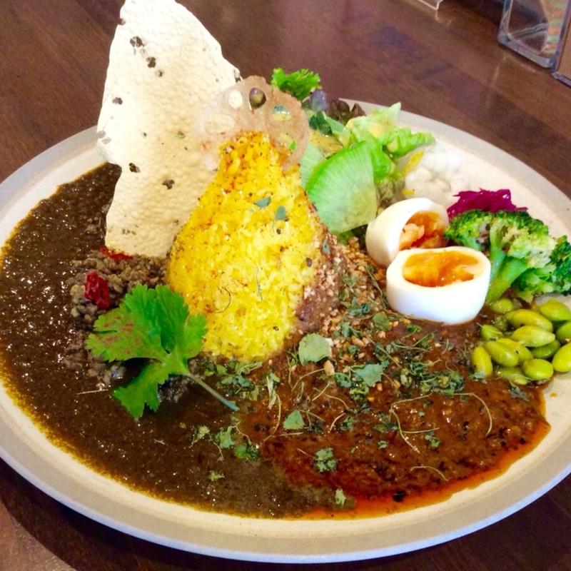 2種掛け Wキーマ(シドミド spice&café Sid Mid)