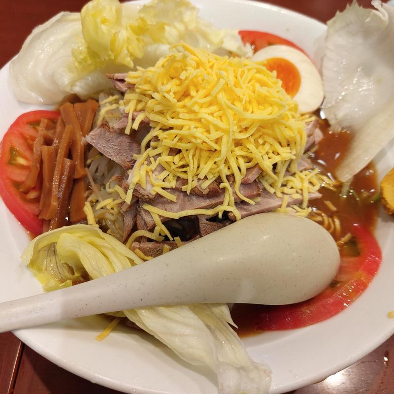 男爵名物 冷やし中華 大(中華麺工房 男爵)